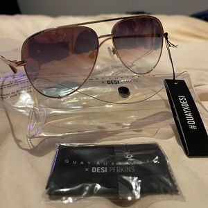 Quay Desi Rose Copper Fade High Key Sunglasses